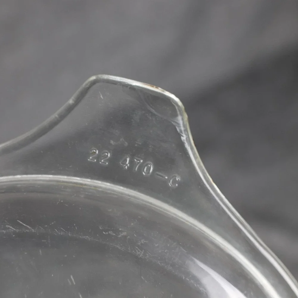 Pyrex clear glass